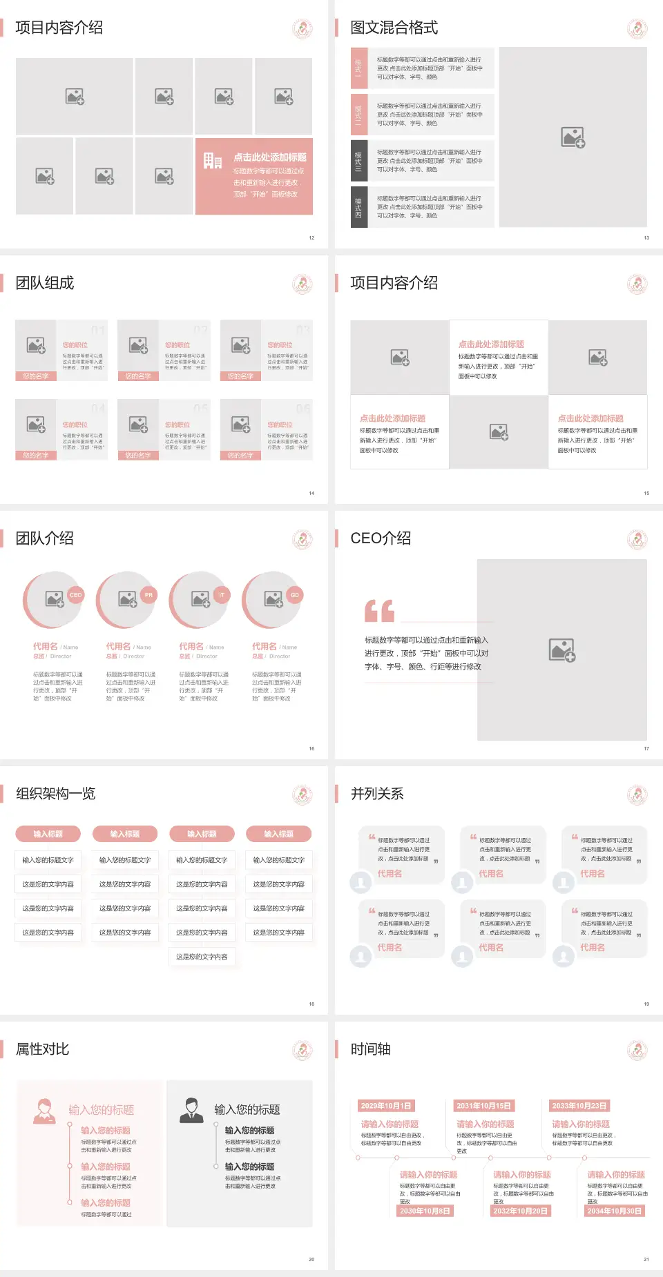 端州区妇幼保健院患者教育与指导PPT模板4:3格式幻灯片预览图3