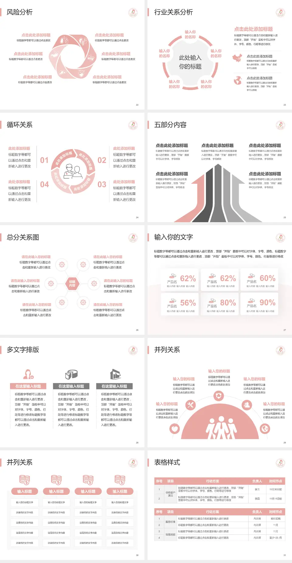 端州区妇幼保健院科室介绍与推广PPT模板4:3格式幻灯片预览图4