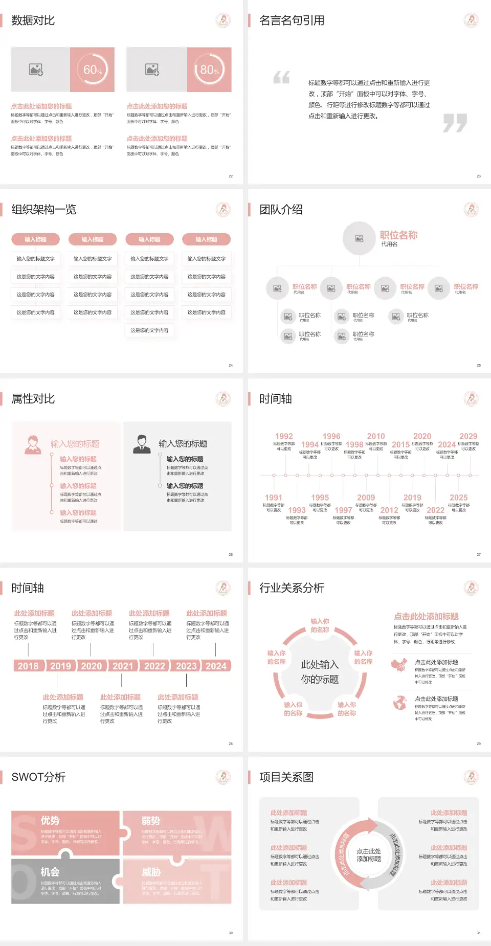 端州区妇幼保健院医院简介/日常通用PPT模板4:3格式幻灯片预览图4