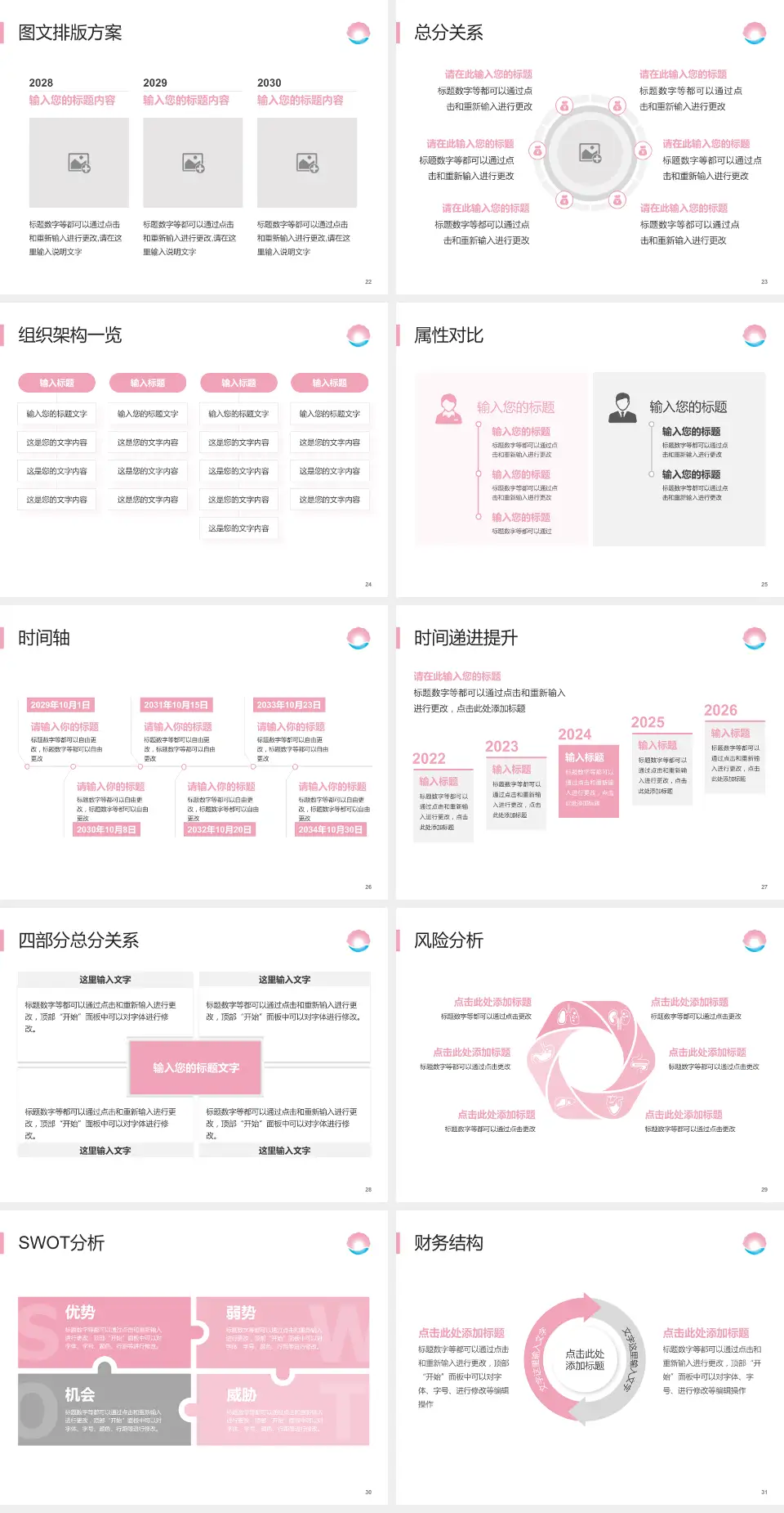 珠海市妇幼保健院护理专业职业生涯规划PPT模板4:3格式幻灯片预览图4