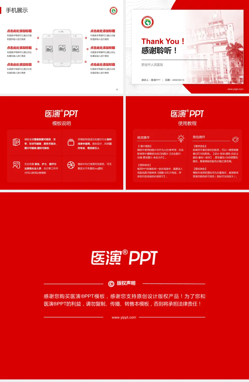 罗定市人民医院医院管理报告PPT模板4:3格式幻灯片预览图7