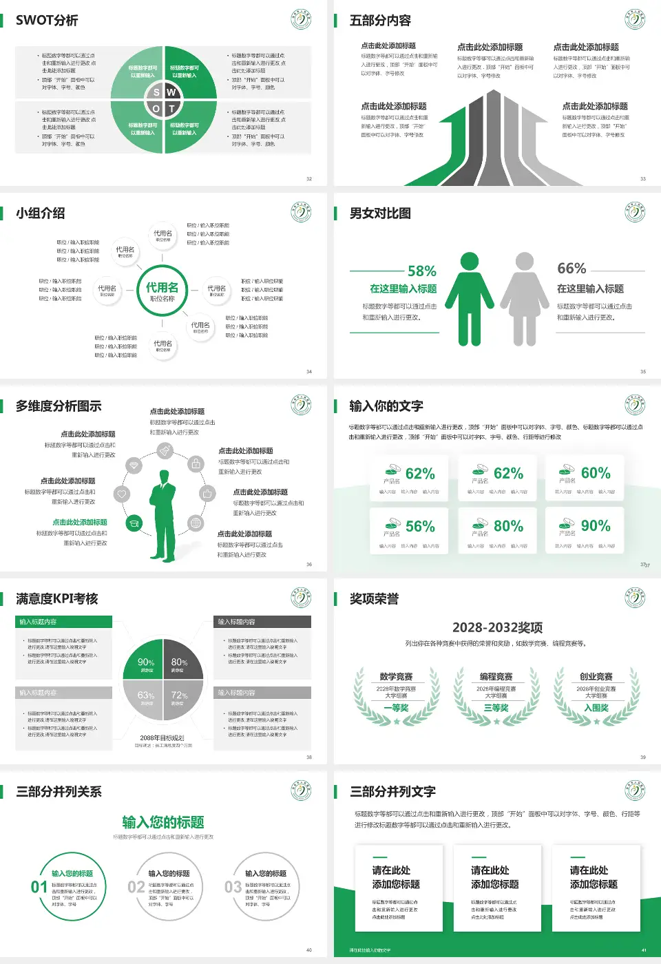 茂名市人民医院医疗行业比赛专用PPT模板16:9格式幻灯片预览图5