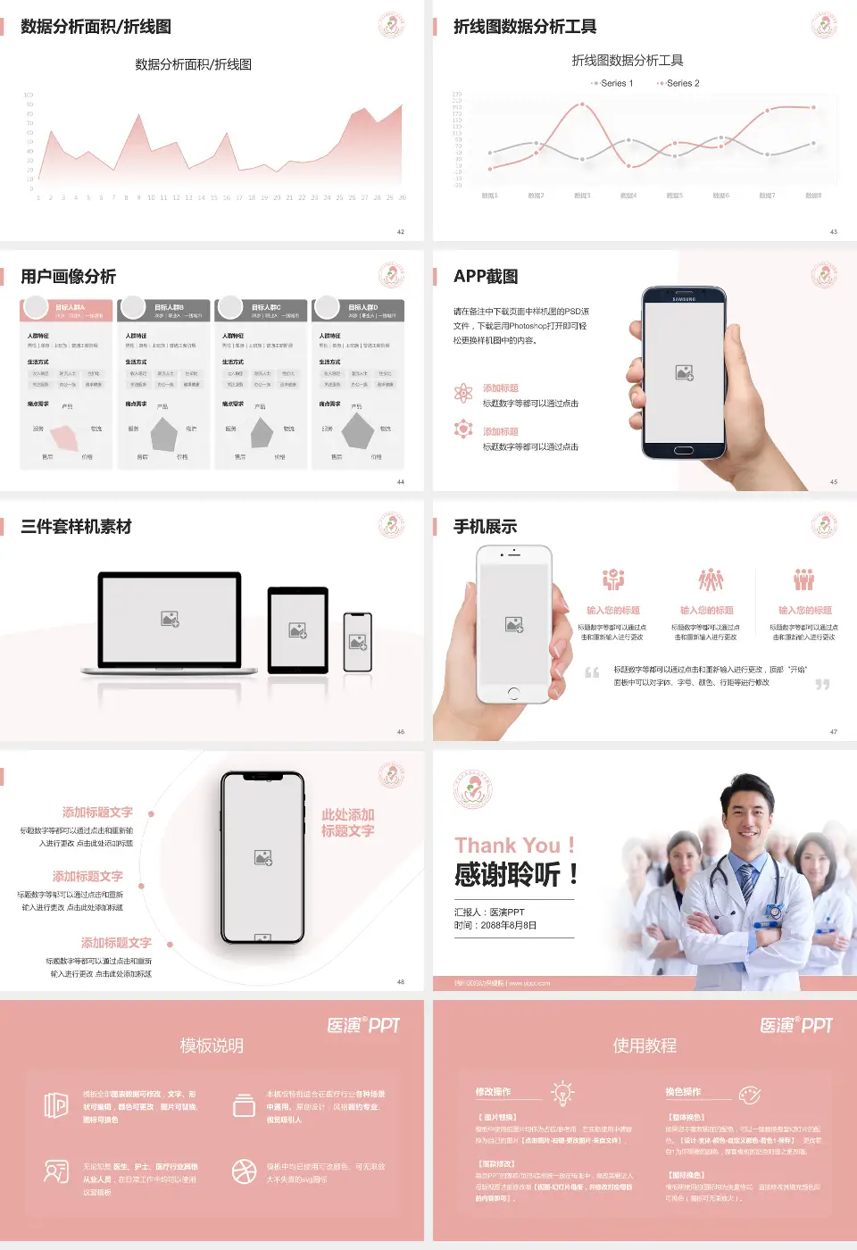 端州区妇幼保健院科室介绍与推广PPT模板16:9格式幻灯片预览图6