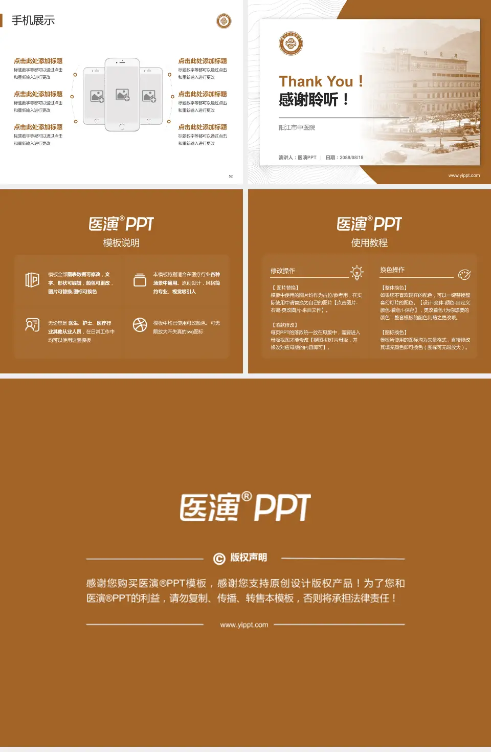 阳江市中医院医院管理报告PPT模板4:3格式幻灯片预览图7