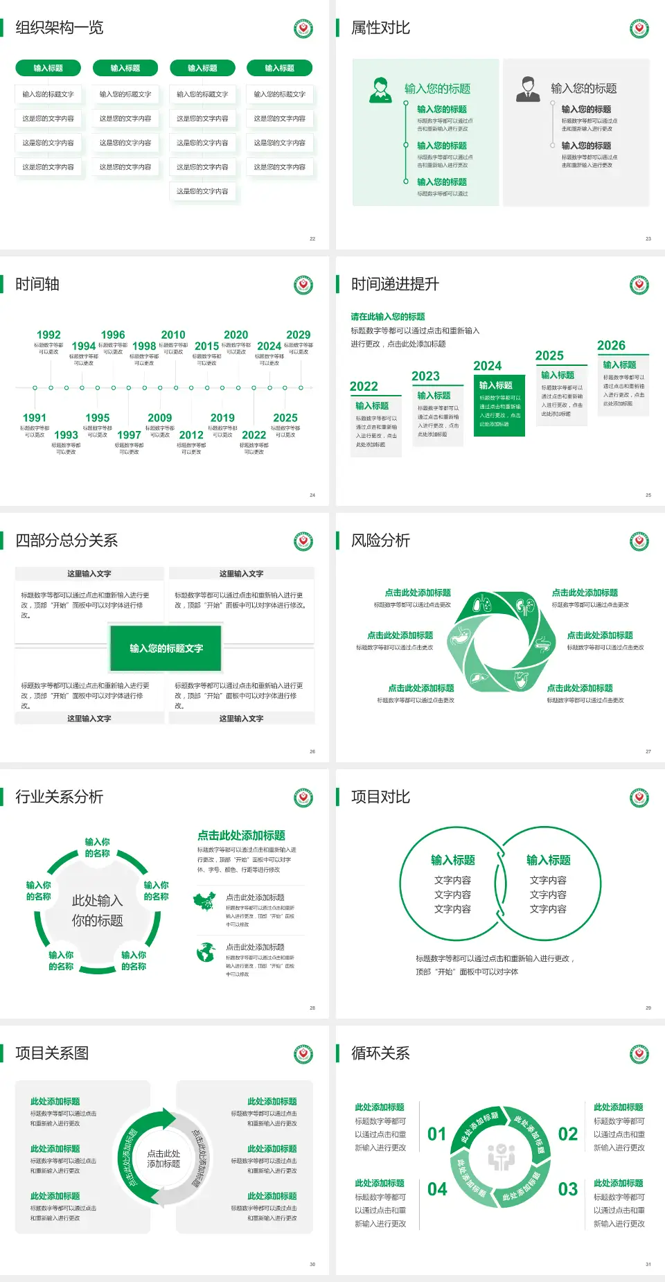 肇庆市高要区人民医院医疗行业比赛专用PPT模板4:3格式幻灯片预览图4