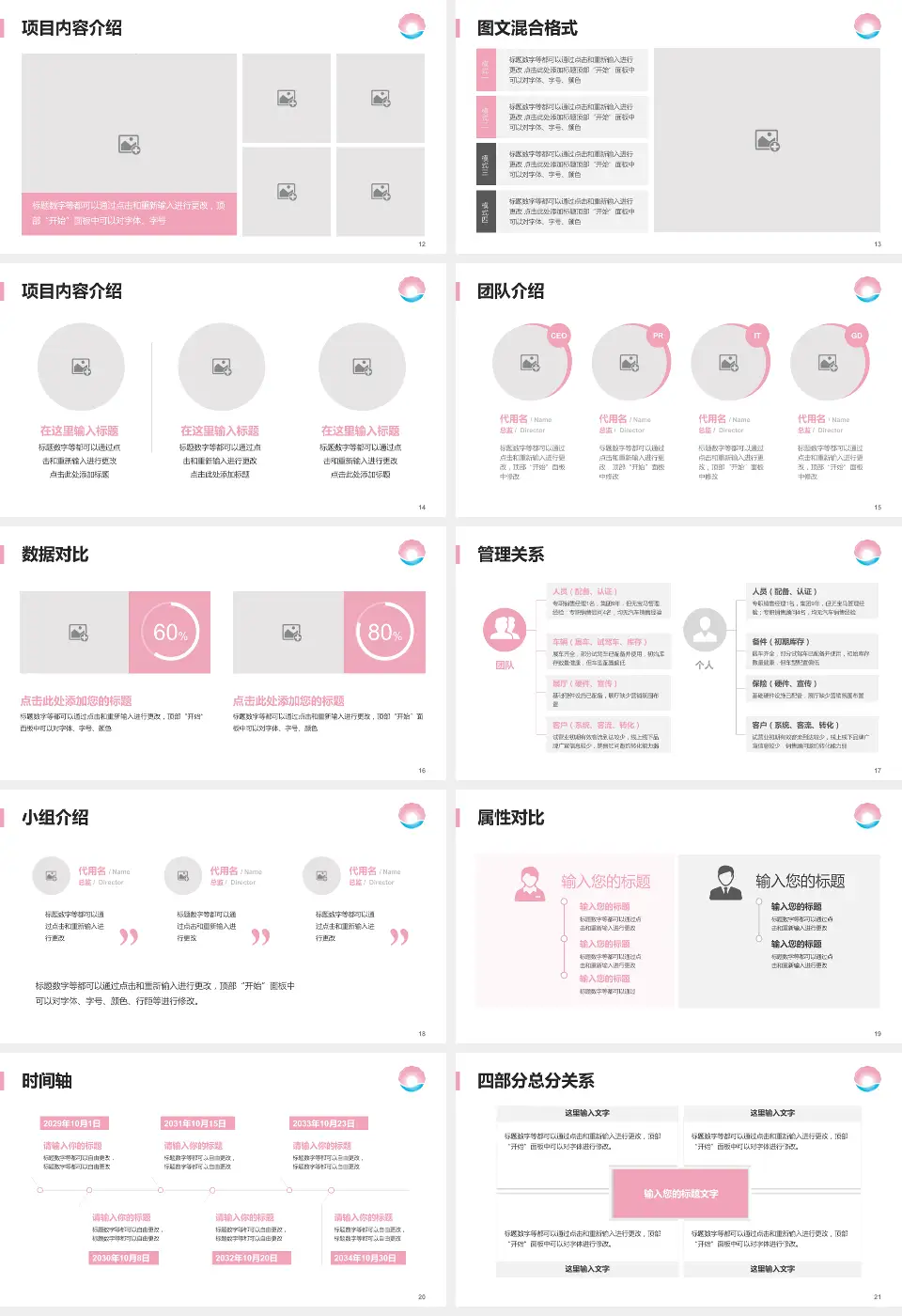 珠海市妇幼保健院科室介绍与推广PPT模板16:9格式幻灯片预览图3