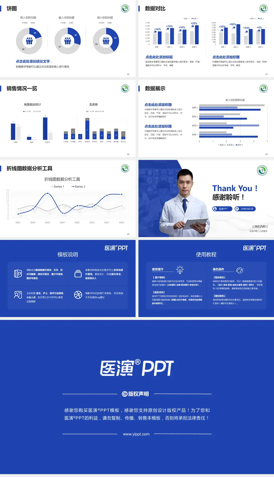 珠海市第二人民医院病例分享与讨论PPT模板16:9格式幻灯片预览图4