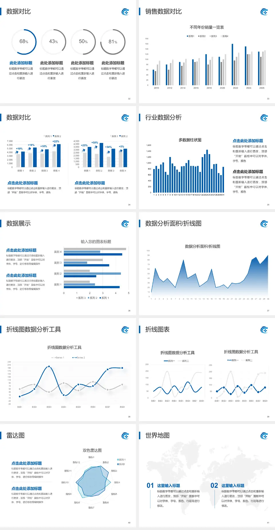 深圳市龙华区中心医院会议与研讨会PPT模板4:3格式幻灯片预览图5