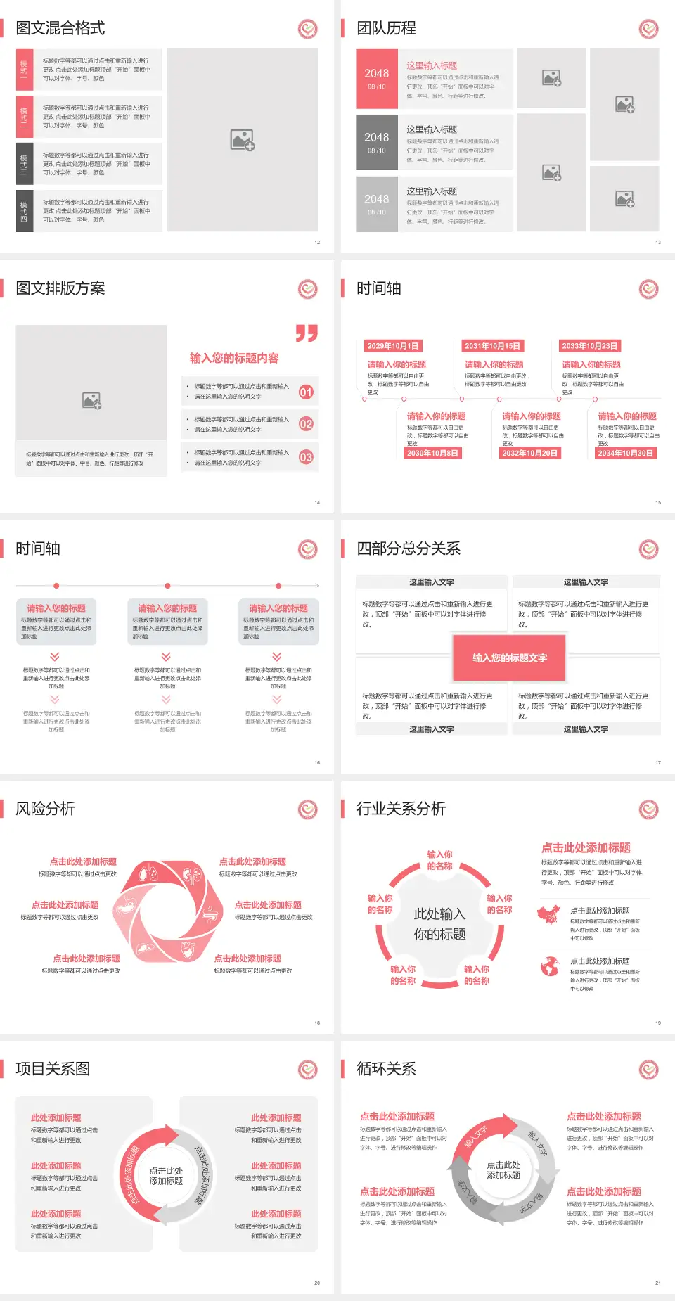 深圳市龙岗区妇幼保健院项目申请与汇报PPT模板4:3格式幻灯片预览图3
