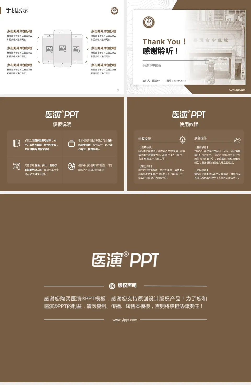 英德市中医院医院管理报告PPT模板4:3格式幻灯片预览图7