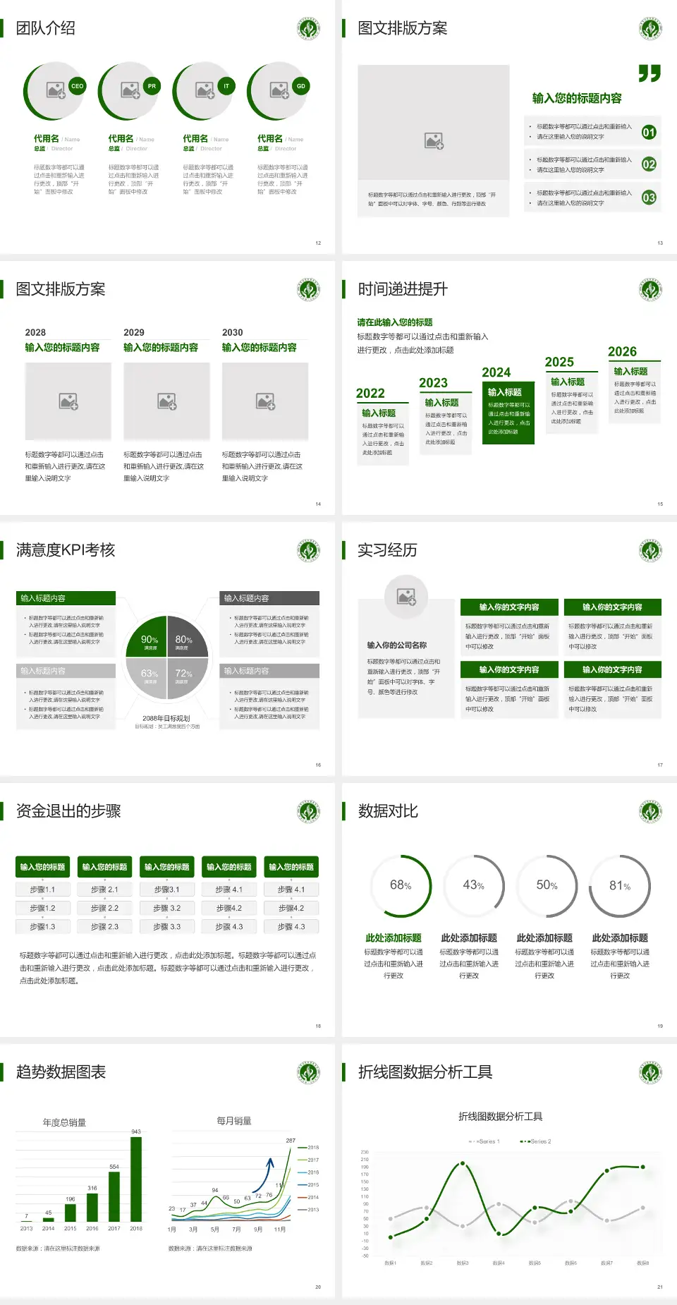 广州市越秀区骨伤康复医院培训与教育PPT模板4:3格式幻灯片预览图3