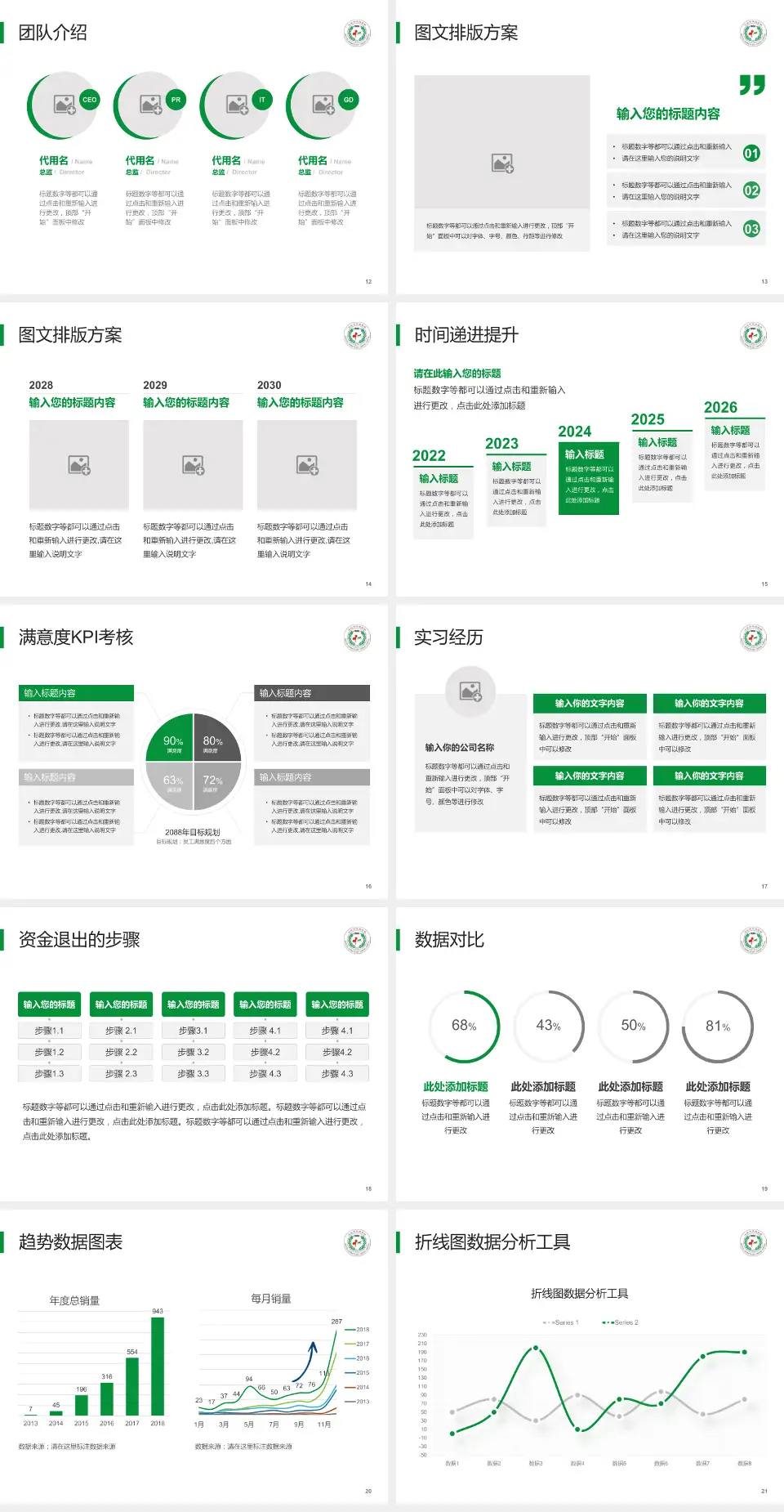 汕头市皮肤病医院培训与教育PPT模板4:3格式幻灯片预览图3