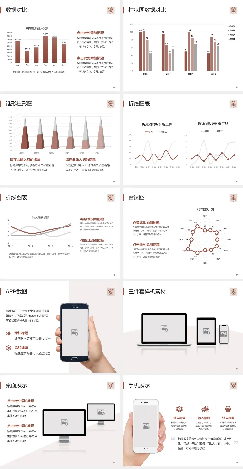 广州市红十字会医院医院管理报告PPT模板4:3格式幻灯片预览图6