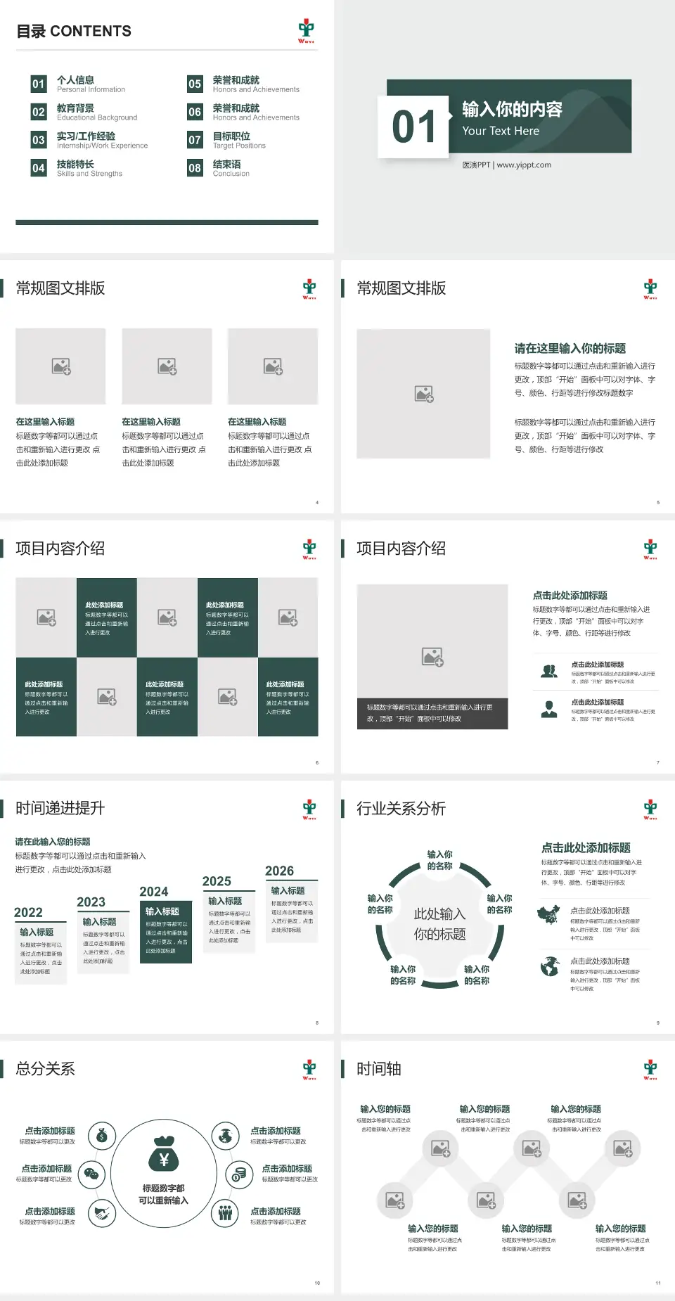 江门市五邑中医院财务与预算报告PPT模板4:3格式幻灯片预览图2