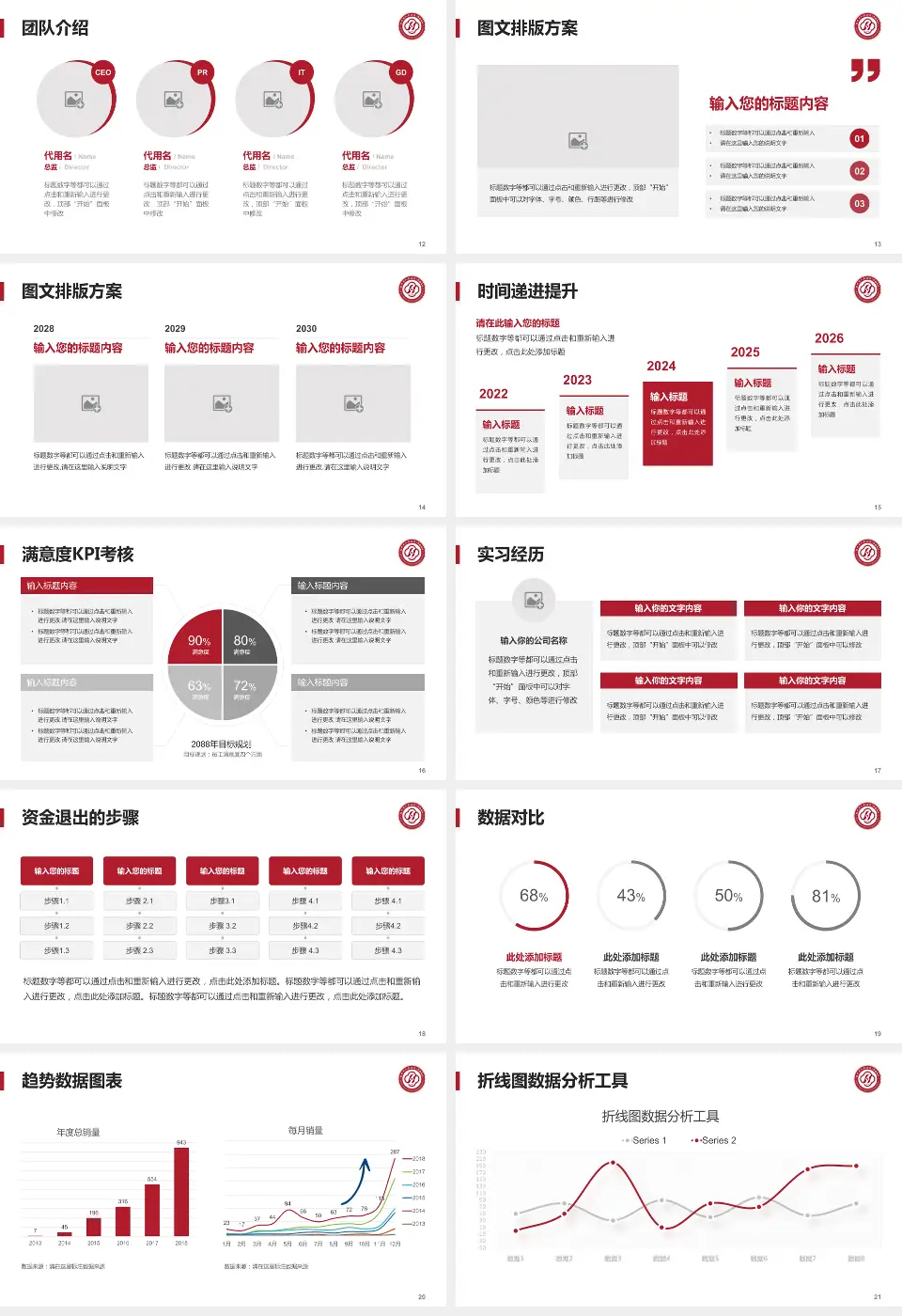 梅州市人民医院培训与教育PPT模板16:9格式幻灯片预览图3
