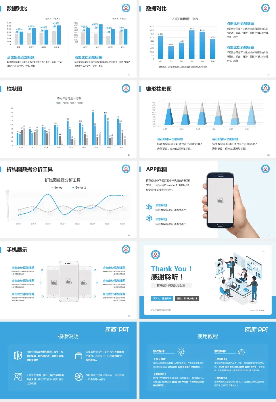 广州市番禺区新造医院财务与预算报告PPT模板16:9格式幻灯片预览图4