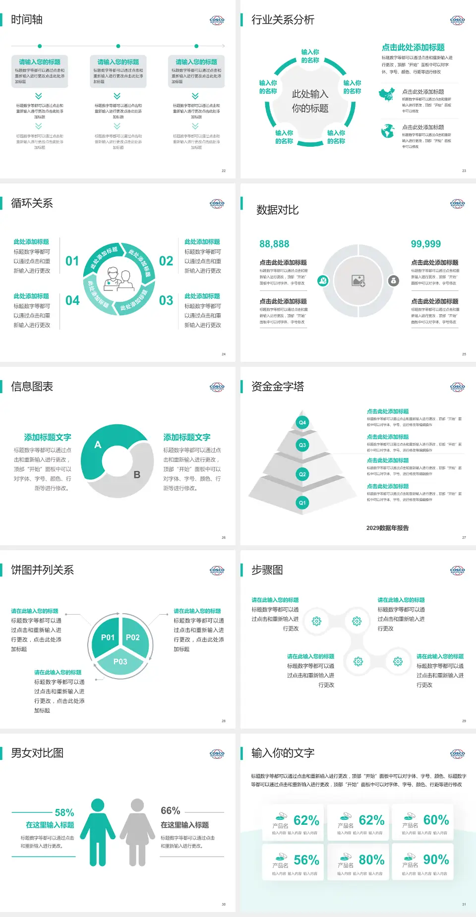 广州新海医院医院管理报告PPT模板4:3格式幻灯片预览图4