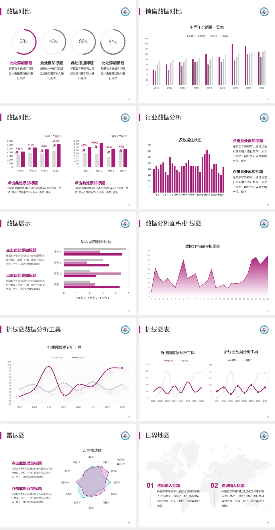 广州市白云区妇幼保健院会议与研讨会PPT模板4:3格式幻灯片预览图5