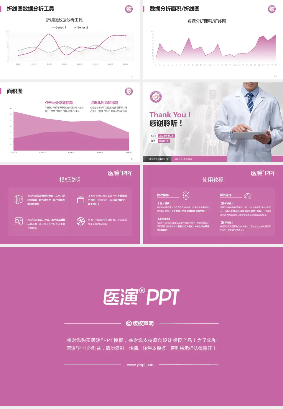 江门市妇幼保健院患者教育与指导PPT模板16:9格式幻灯片预览图7