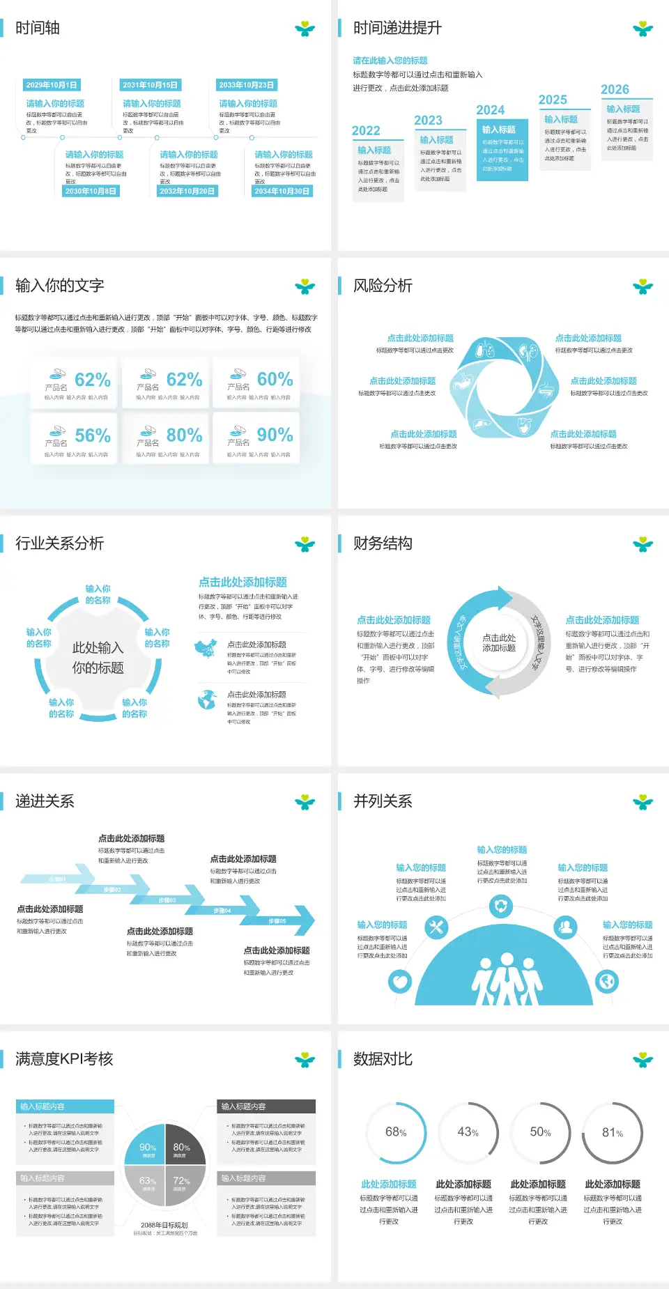 深圳市儿童医院病例分享与讨论PPT模板4:3格式幻灯片预览图3