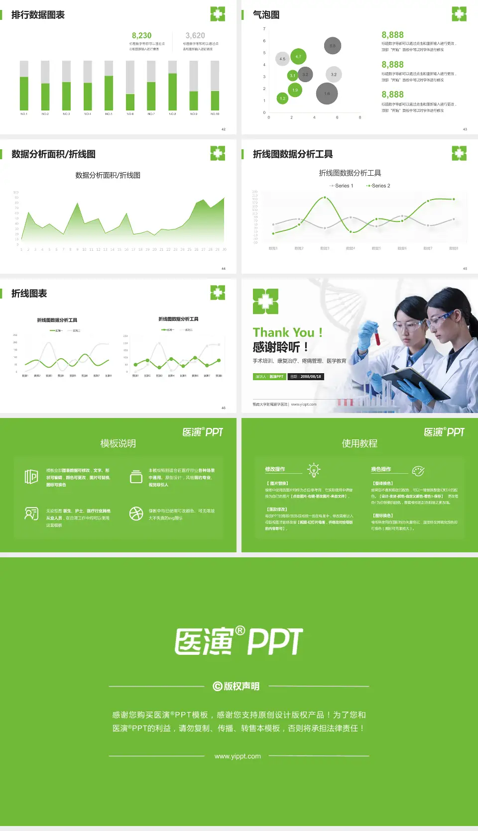 暨南大学附属暨华医院科研成果展示PPT模板16:9格式幻灯片预览图6