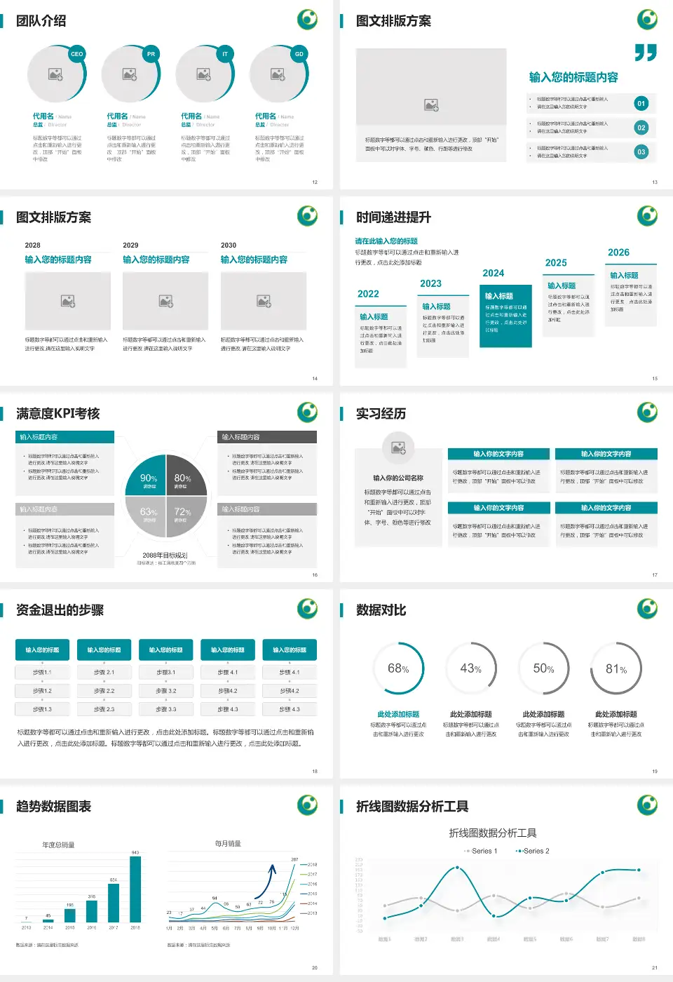 广州市花都区妇幼保健院培训与教育PPT模板16:9格式幻灯片预览图3