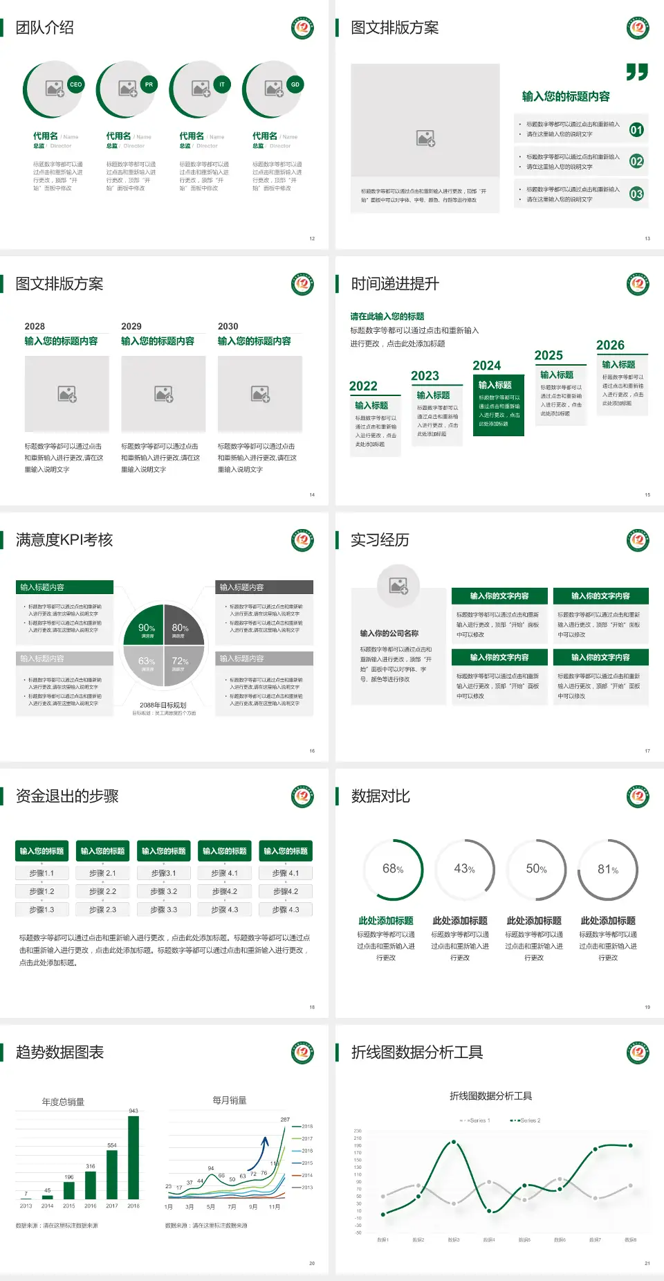 广州市第十二人民医院黄埔院区培训与教育PPT模板4:3格式幻灯片预览图3