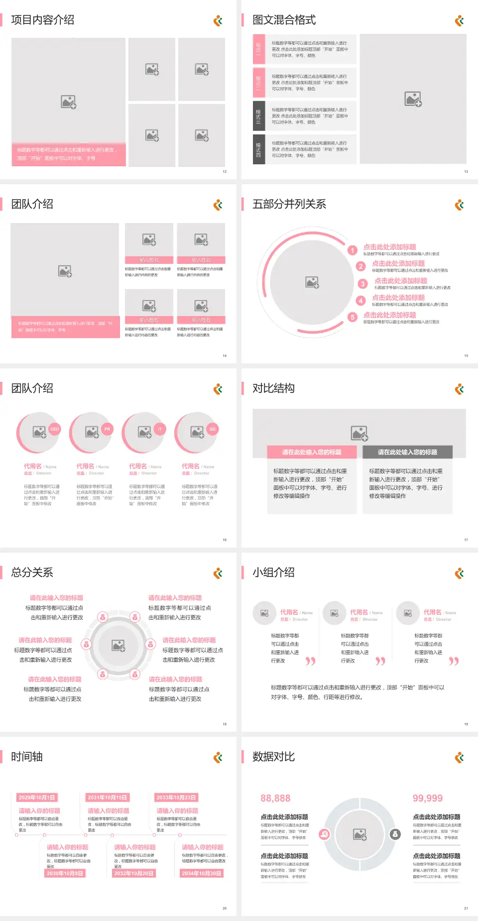 深圳市妇幼保健院福强院区医疗知识普及PPT模板4:3格式幻灯片预览图3