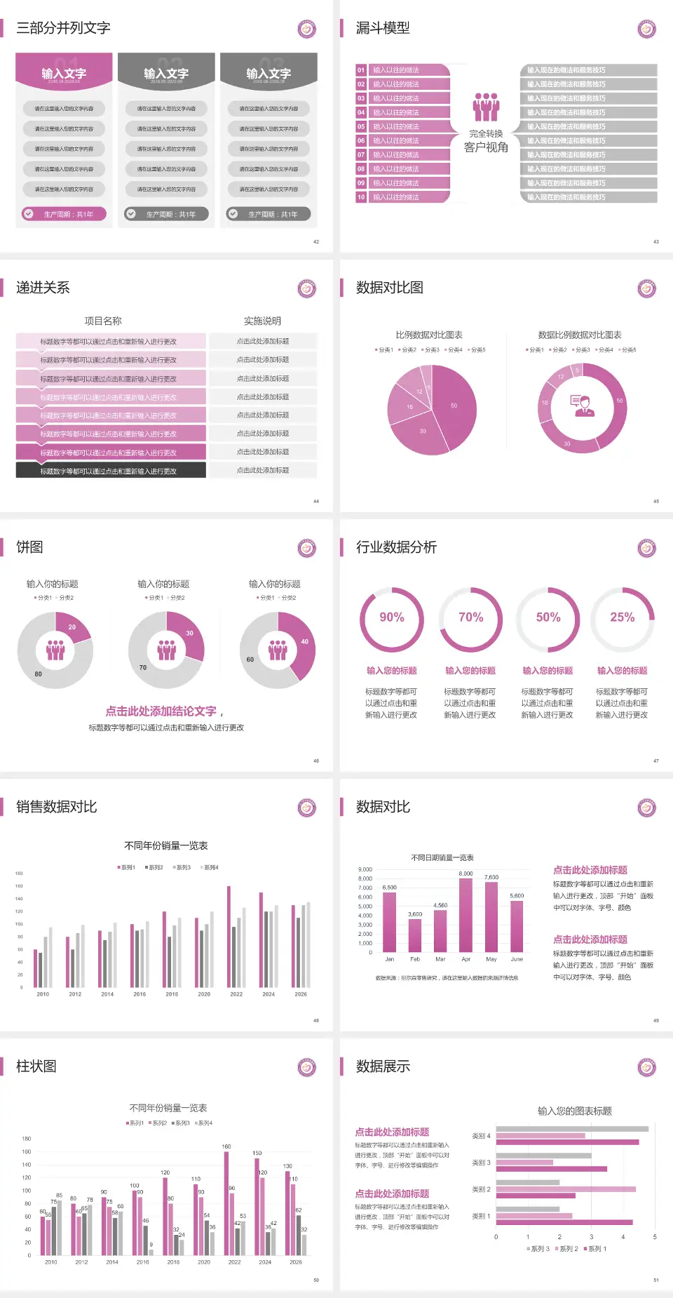 江门市妇幼保健院患者教育与指导PPT模板4:3格式幻灯片预览图6