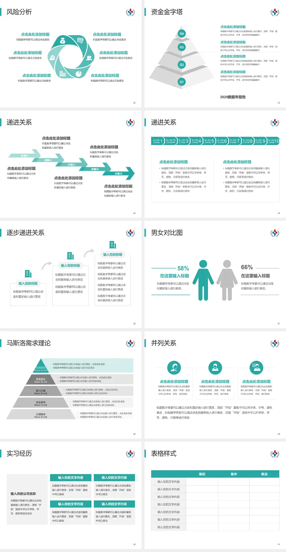 汕头市中医院项目申请与汇报PPT模板4:3格式幻灯片预览图4