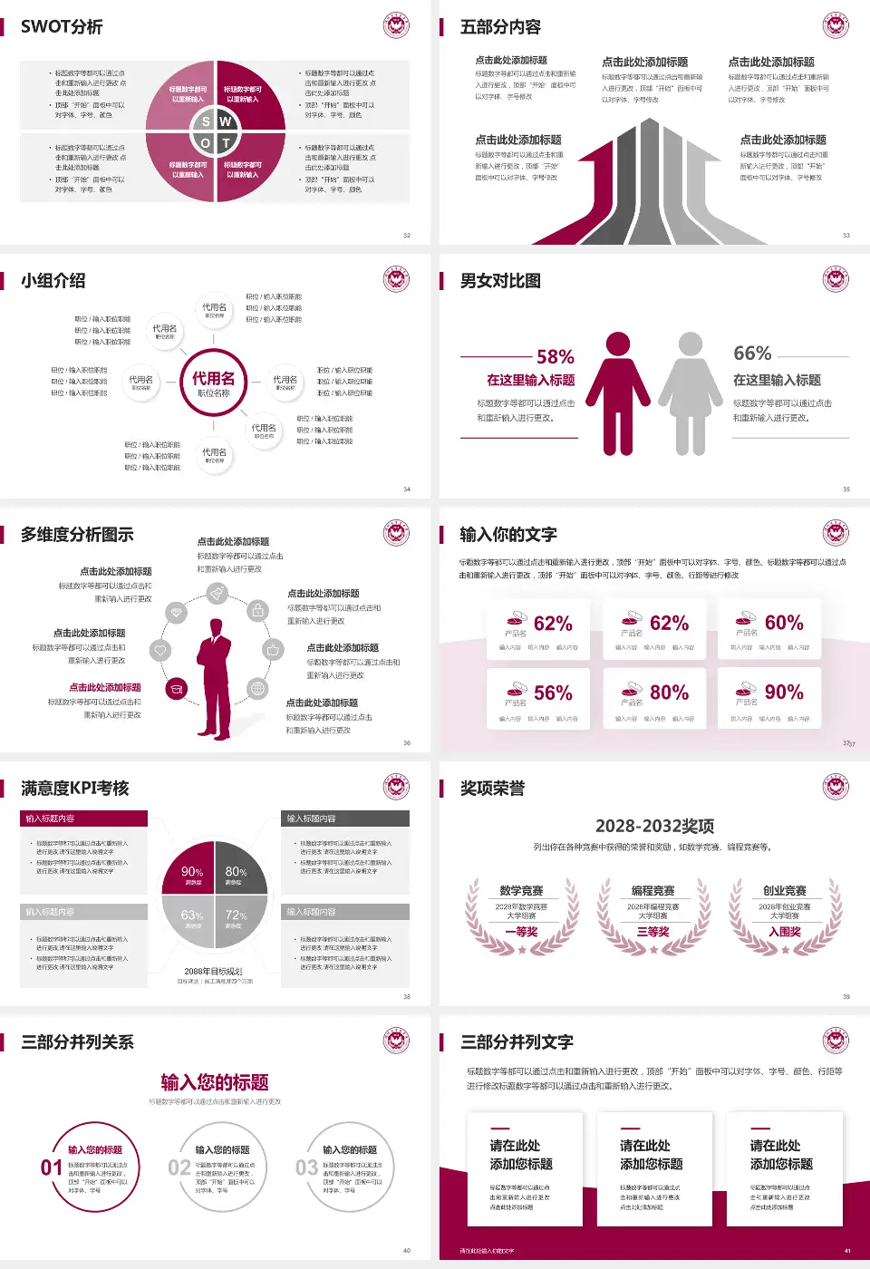 深圳大学总医院医疗行业比赛专用PPT模板16:9格式幻灯片预览图5