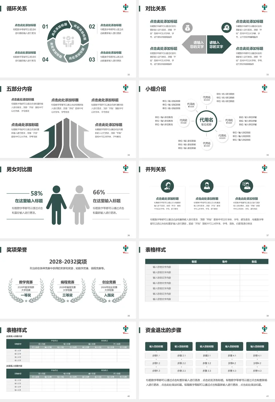 江门市五邑中医院医院简介/日常通用PPT模板16:9格式幻灯片预览图5