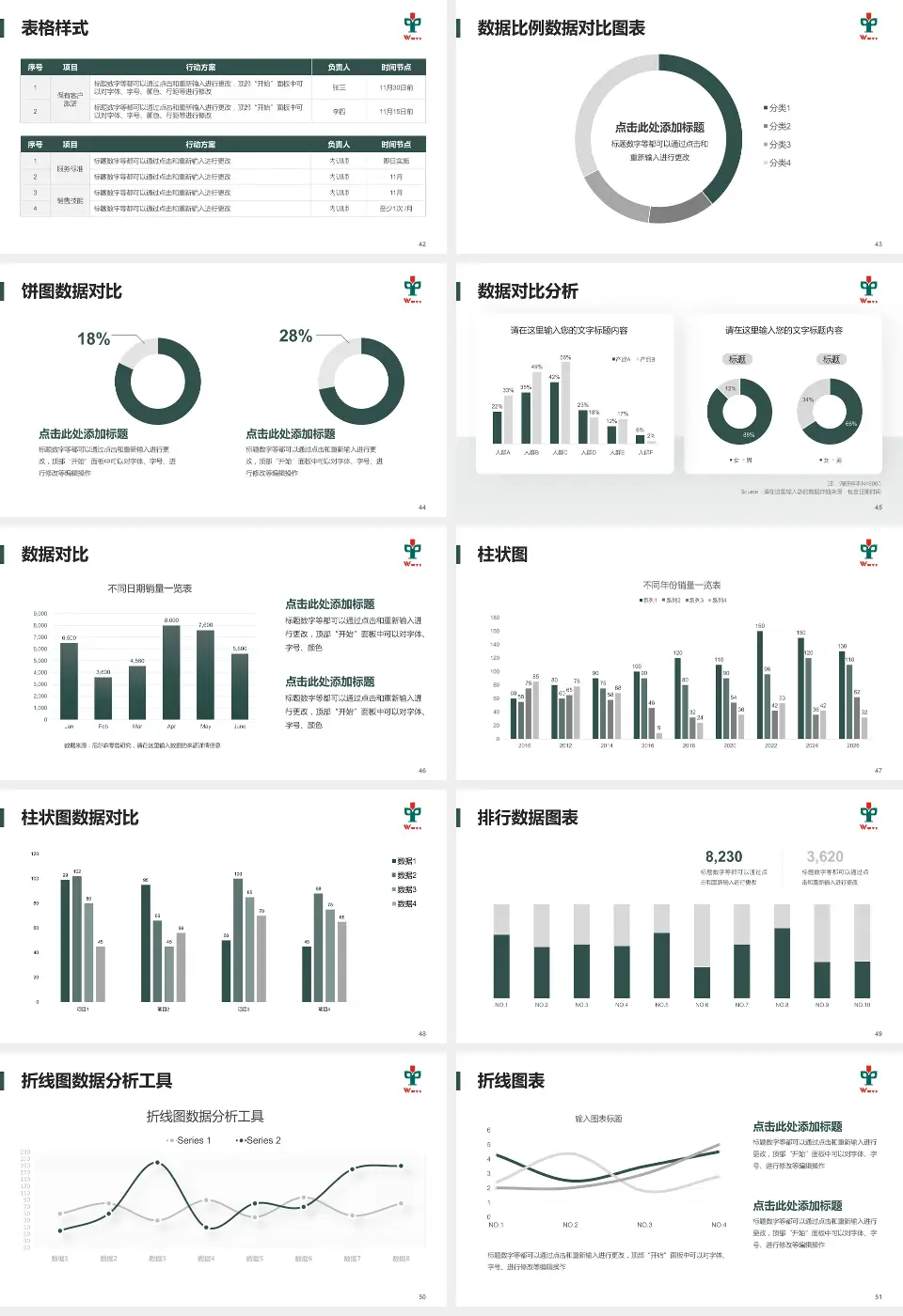 江门市五邑中医院医院简介/日常通用PPT模板16:9格式幻灯片预览图6