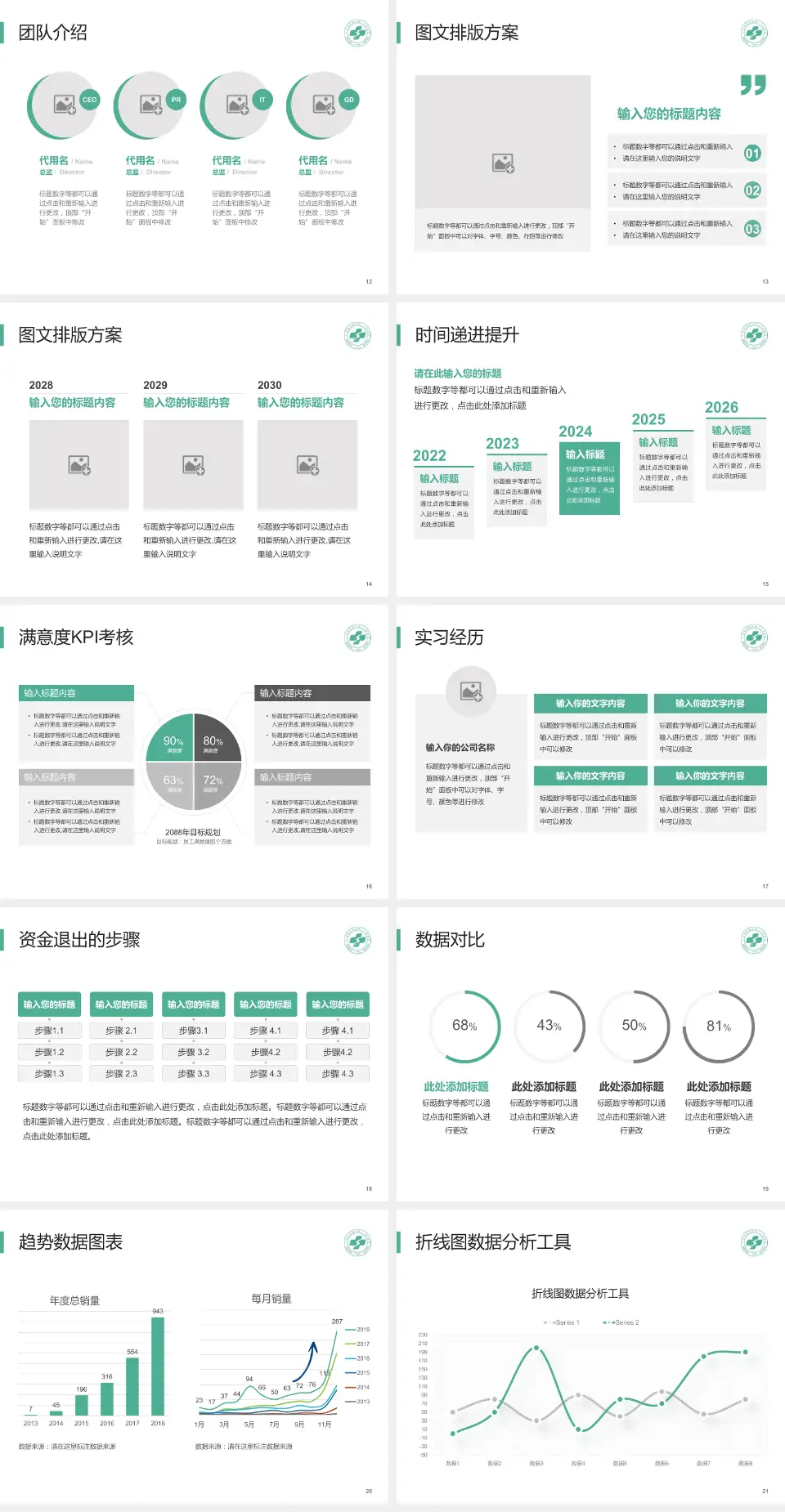 广州市花都区第二人民医院培训与教育PPT模板4:3格式幻灯片预览图3