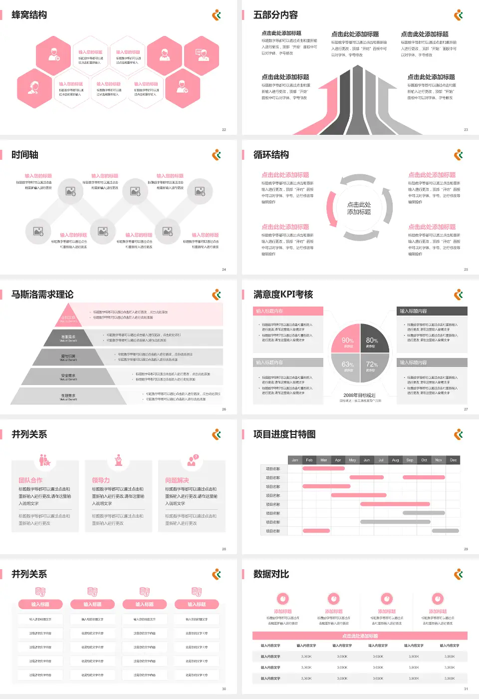 深圳市妇幼保健院福强院区医疗知识普及PPT模板16:9格式幻灯片预览图4