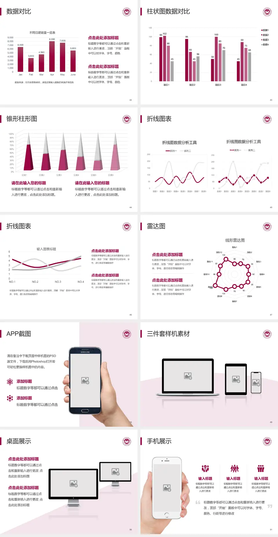 深圳大学总医院医院管理报告PPT模板4:3格式幻灯片预览图6