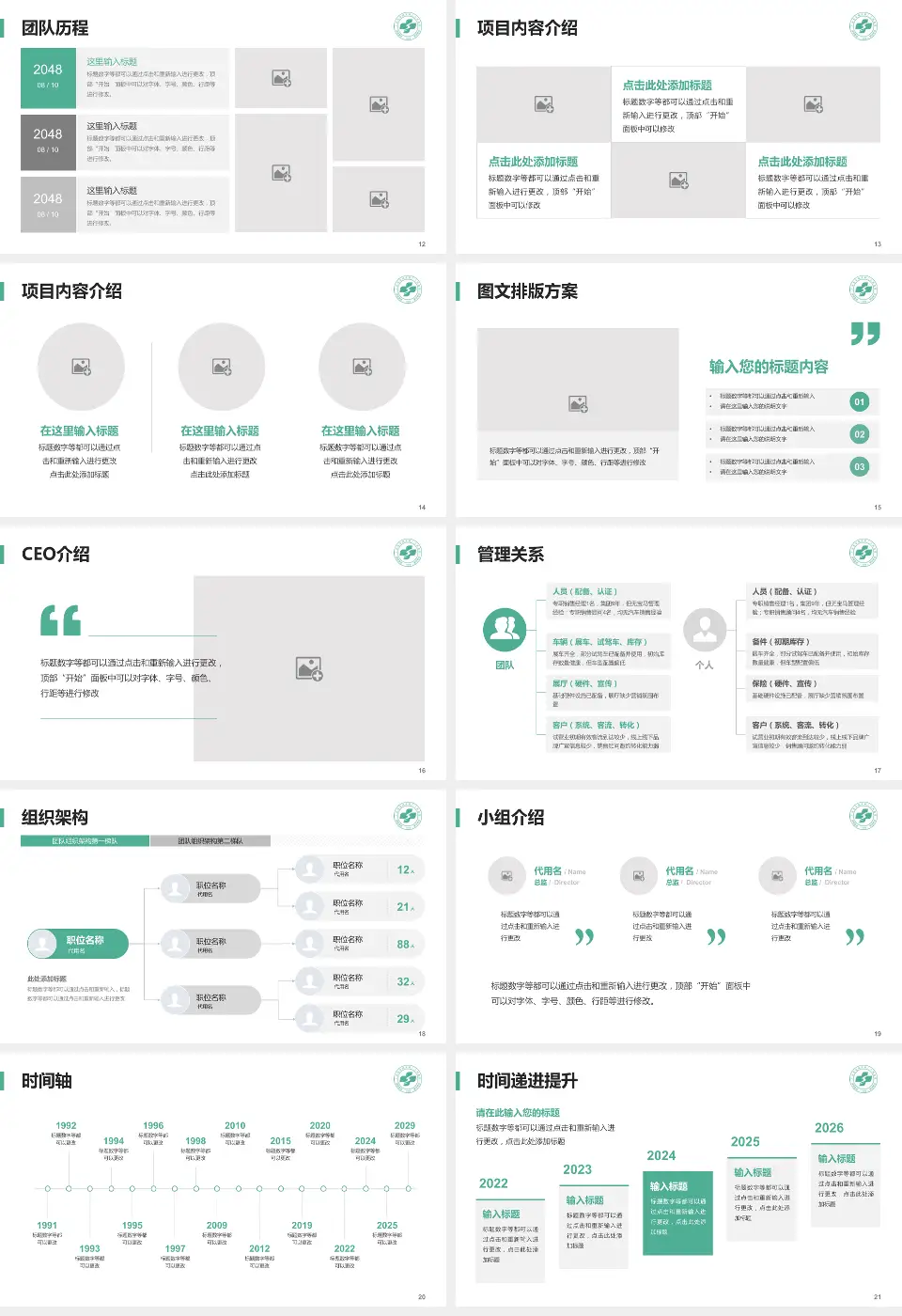 广州市花都区第二人民医院医院管理报告PPT模板16:9格式幻灯片预览图3