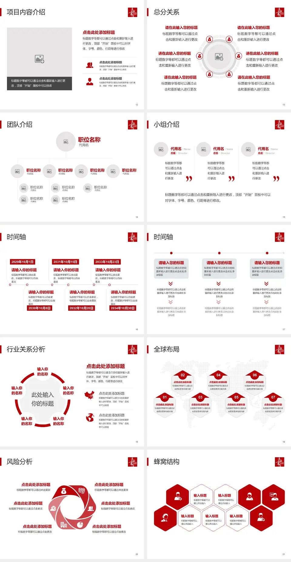 惠州华康医院会议与研讨会PPT模板4:3格式幻灯片预览图3