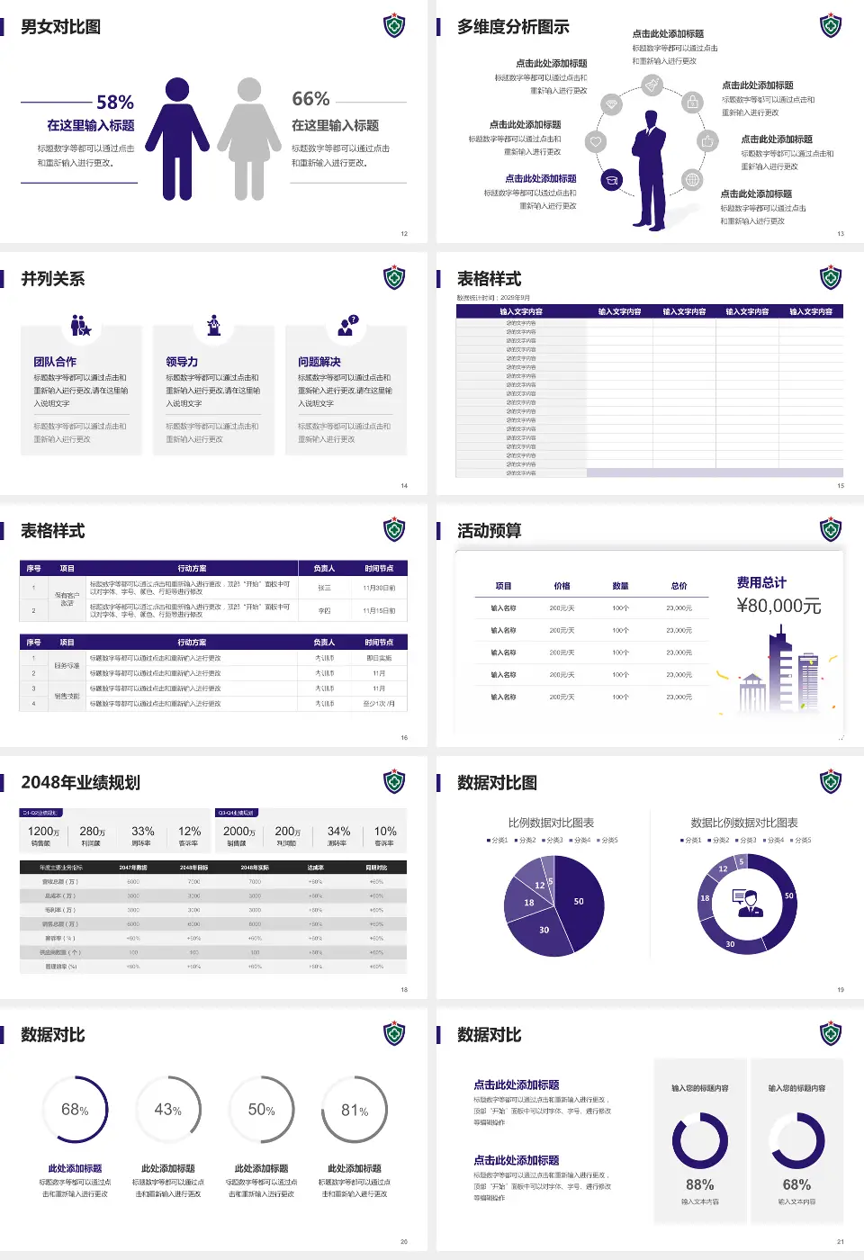 武警广东总队医院财务与预算报告PPT模板16:9格式幻灯片预览图3