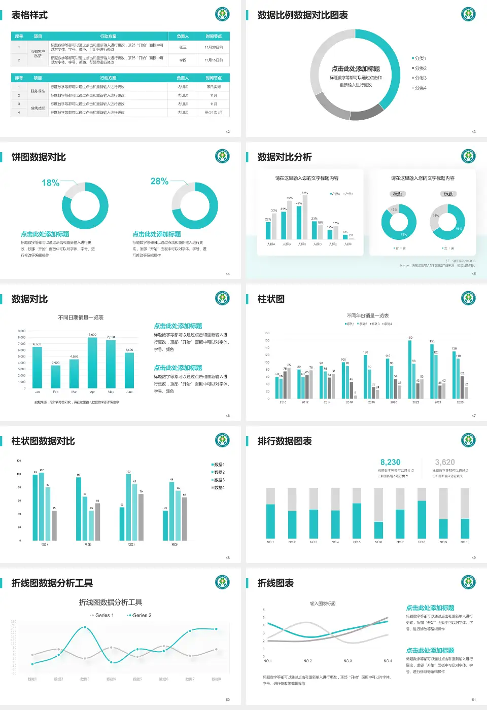 普宁市人民医院医院简介/日常通用PPT模板16:9格式幻灯片预览图6