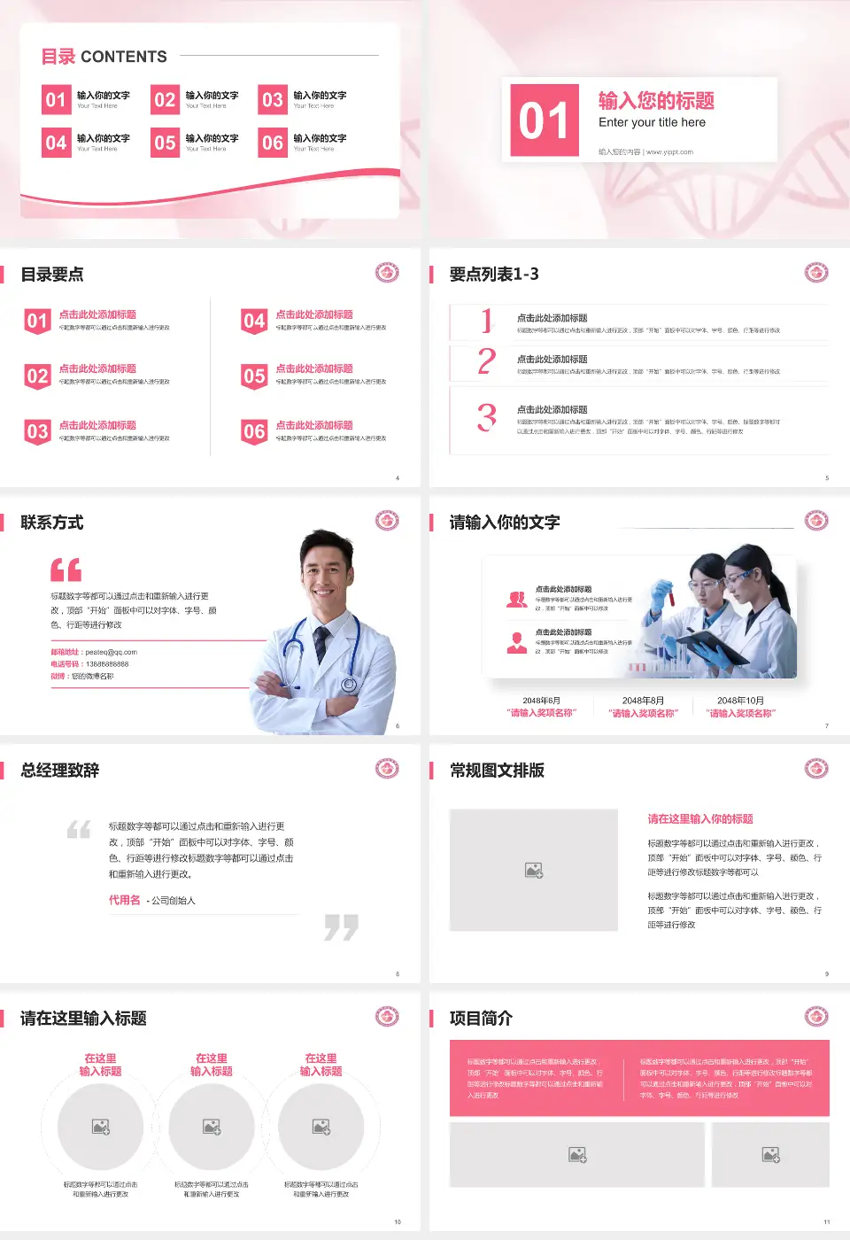 梅州市妇幼保健院项目申请与汇报PPT模板16:9格式幻灯片预览图2