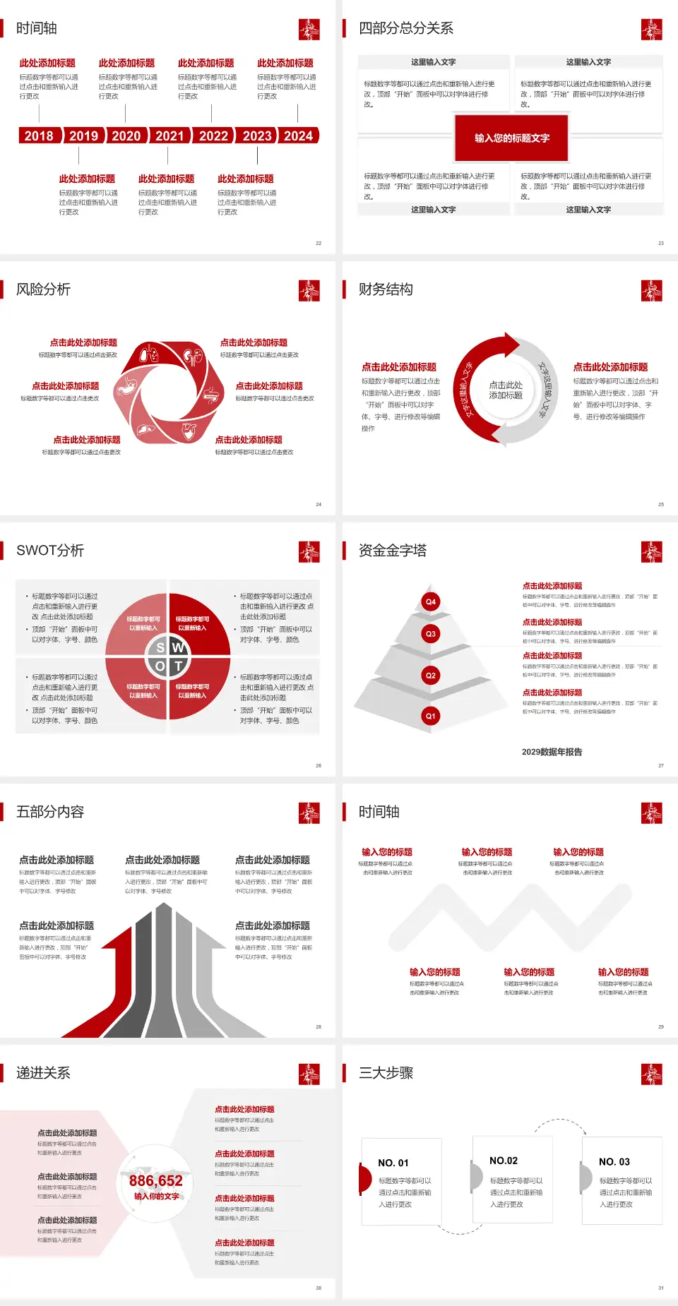 惠州华康医院患者教育与指导PPT模板4:3格式幻灯片预览图4
