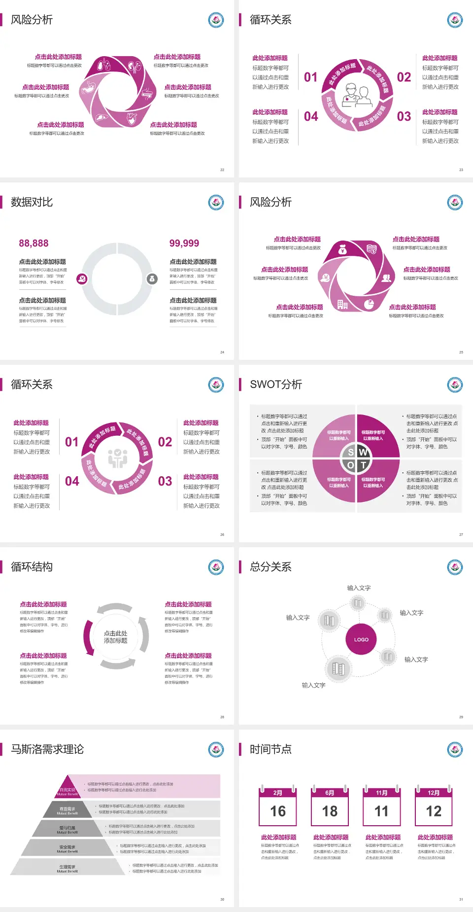 广州市白云区妇幼保健院科研成果展示PPT模板4:3格式幻灯片预览图4