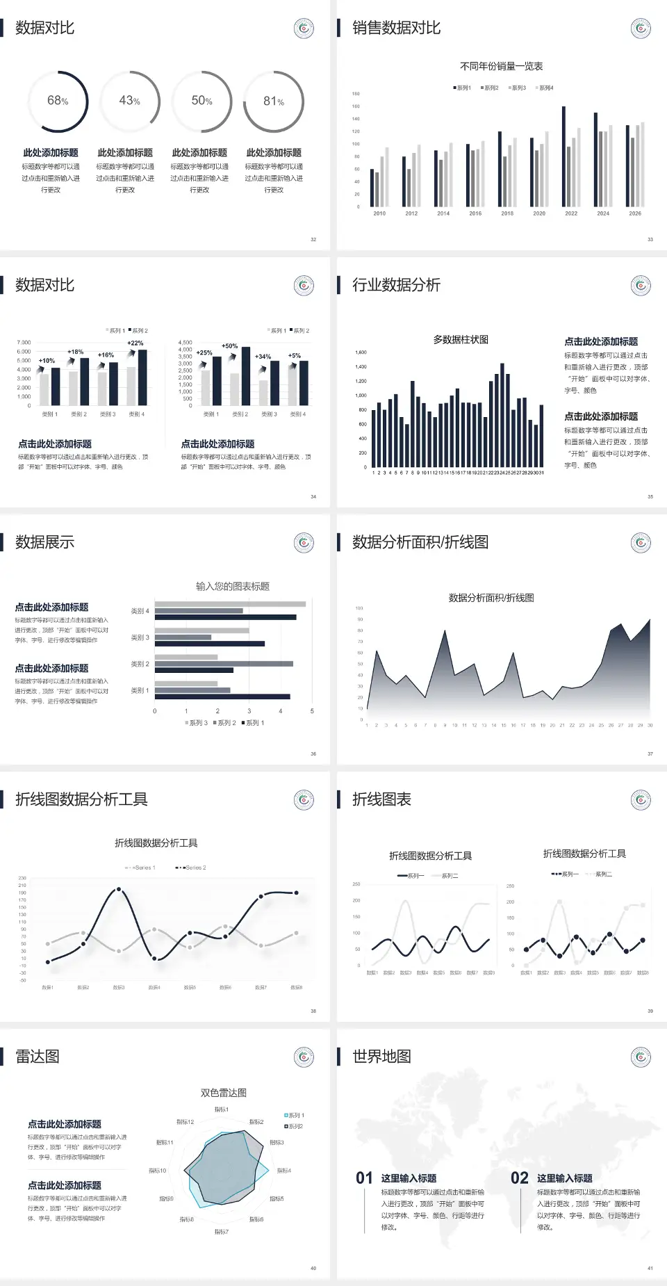 广州市白云区第三人民医院会议与研讨会PPT模板4:3格式幻灯片预览图5