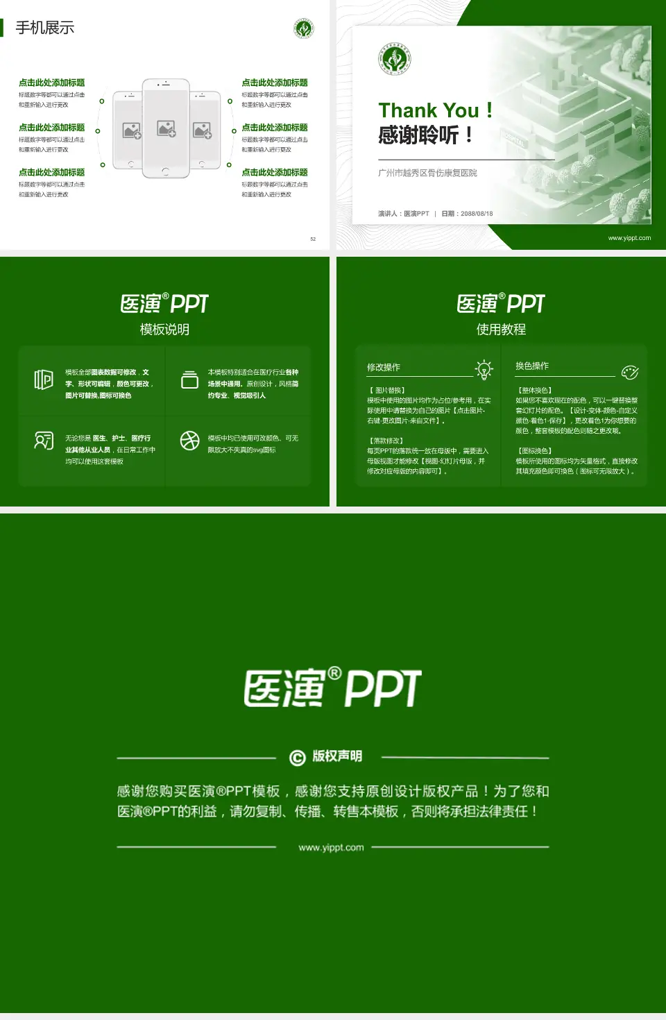 广州市越秀区骨伤康复医院医院管理报告PPT模板4:3格式幻灯片预览图7