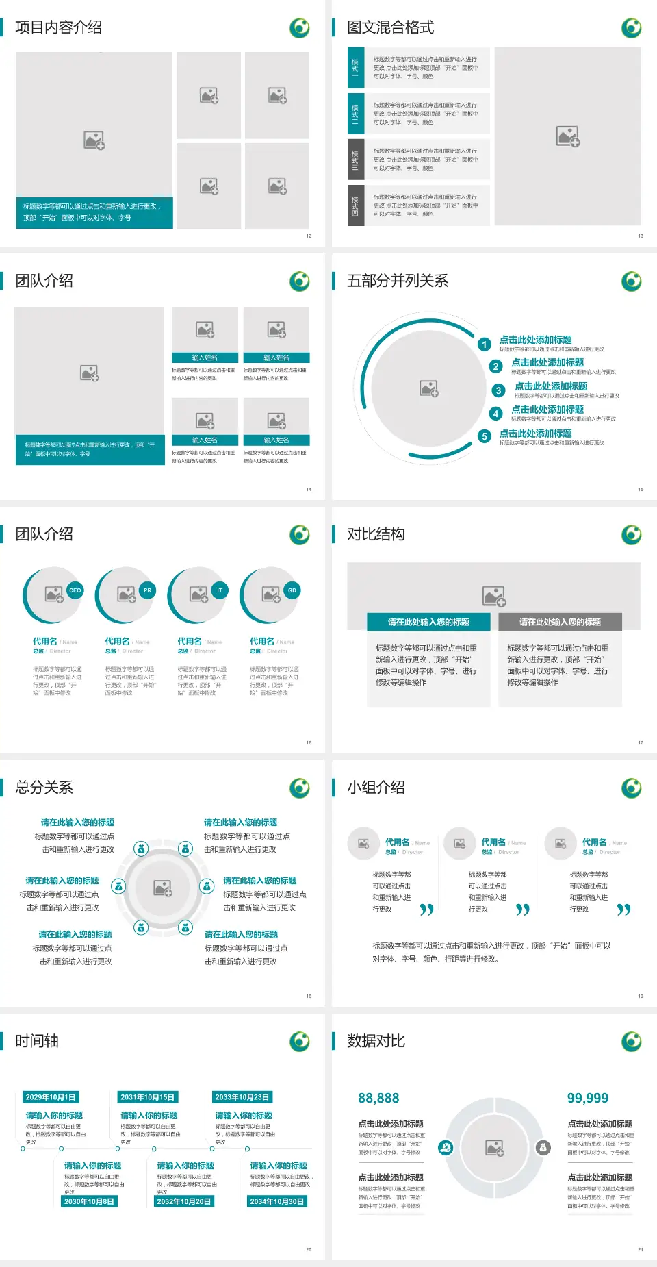 广州市花都区妇幼保健院医疗知识普及PPT模板4:3格式幻灯片预览图3