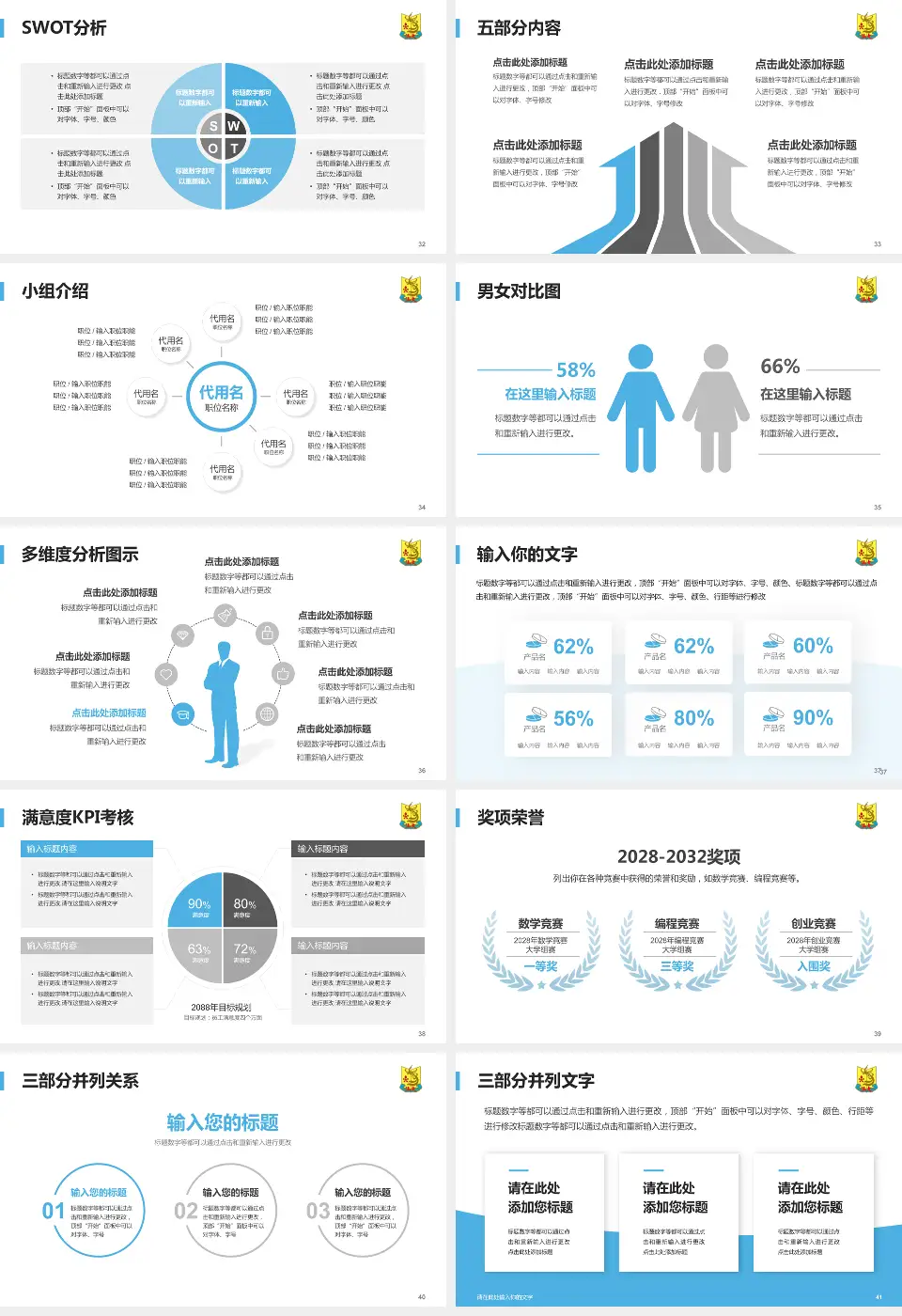 汕头大学第二附属医院医疗行业比赛专用PPT模板16:9格式幻灯片预览图5