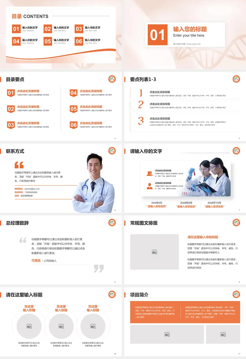 广州市番禺区市桥医院项目申请与汇报PPT模板16:9格式幻灯片预览图2