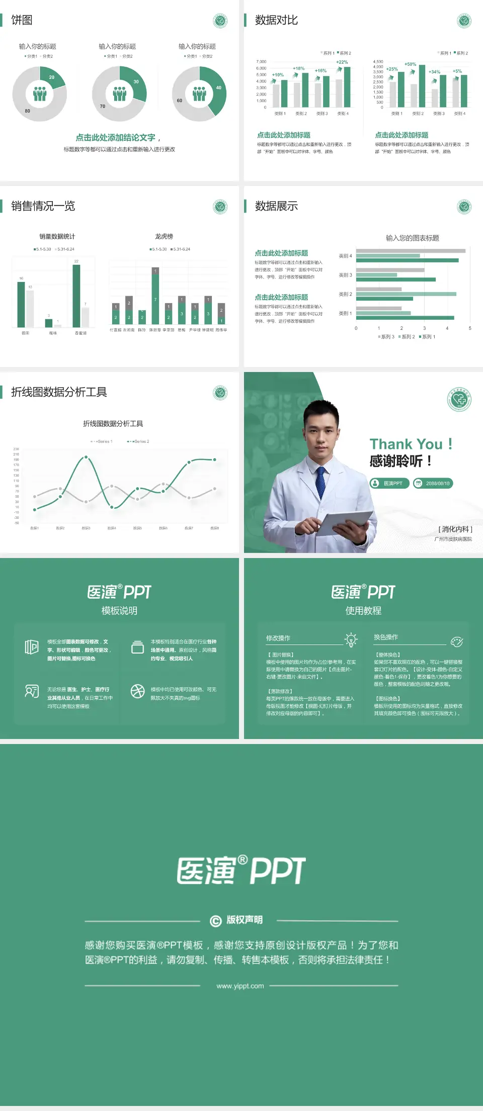 广州市皮肤病医院病例分享与讨论PPT模板4:3格式幻灯片预览图4