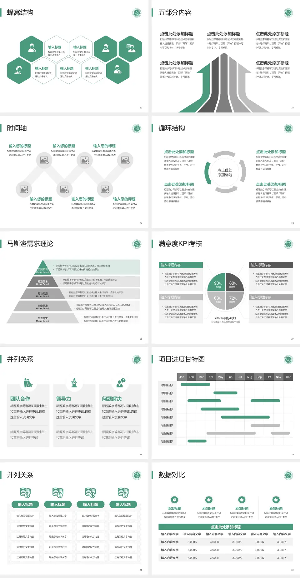 广州市皮肤病医院医疗知识普及PPT模板4:3格式幻灯片预览图4